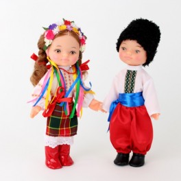 Комплект кукол Украинцы в наборе 2шт высота 35см В219