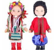 Комплект кукол Украинцы в свитке в наборе 2шт высота 35см