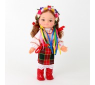 Кукла Украинка в простом наряде высота 35см