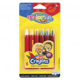 Олівці для обличчя 6 кольорів Colorino