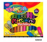 Пластилін 24 кольорів Colorino 
