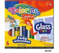 Клей для стекла 6 цветов Colorino 