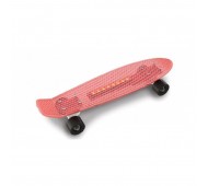 Скейт детский Красный  свет PVC колеса Фламинго 0151/4