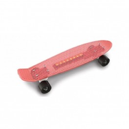 Скейт детский Красный  свет PVC колеса Фламинго 0151/4