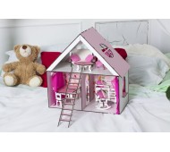 Будиночок для ляльок LOL LITTLE FUN з меблями шторками шпалерами текстилем і сходами 2110