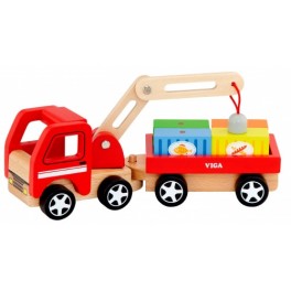 Дерев'яна іграшка Автокран Viga Toys 50690