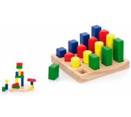 Набор деревянных блоков Форма и размер Viga Toys 51367