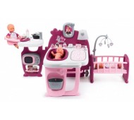 Большой игровой центр Baby Nurse Комната малыша со спальней кухней и ванной Smoby Toys 220349