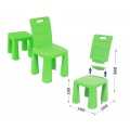 Пластиковый стульчик-табурет салатовый Doloni 04690/2