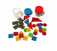 Набор геометрических фигур из пластика 2шт в наборе