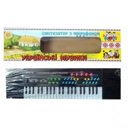 Игровой набор Синтезатор орган Украинские музыканты 37 клавиш сеть микрофон 