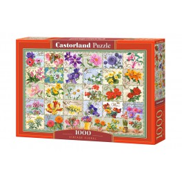 Пазлы Castorland 1000 Винтажный цветок C-104338