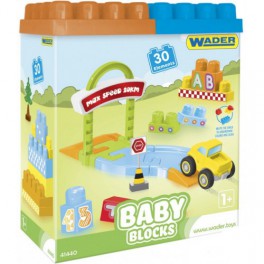 Конструктор Baby Blocks Мої перші кубики 30шт ТМ Wader 41440