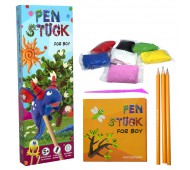 Набор для творчества Pen Stuck for boy карандаши, масса для лепки Стратег 30710