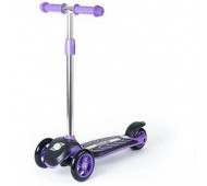 Самокат скутер трехколесный с большим рулем Фиолетовый 164/1Фиол
