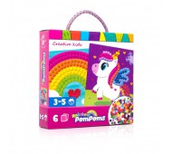Набір для творчості Rainbow pompoms. Єдиноріг Vladi Toys VT4433-05