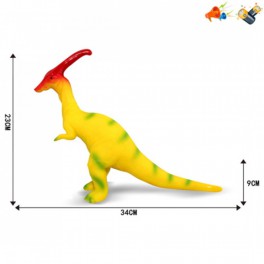 Динозавр резиновый игрушка звук 34см SDH359-16