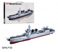 Конструктор для хлопчика SLUBAN Model Bricks військовий корабель 578дет. M38-B0700