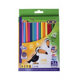 Карандаши цветные ZiBi Kids Line 36 цветов ZB.2417