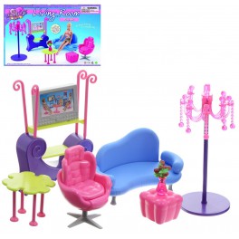 Игровой набор Мебель Gloria для гостинной 2904