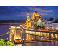 Castorland  пазлы 2000 Панорама Будапешта в сумерках 92х68см   C-200405