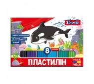 Пластилин 1Сентябрь "Zoo Land", 8 цв., 160г, Украина 540587