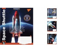 Тетрадь учебная A5 36 листов, в клетку YES Astronaut academy 15 шт. в упаковках. 765938