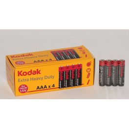 Батарейки Kodak Extra тип AAA (мініпальчикові) упаковка 60 шт R3 Extra