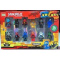 Игровой набор героев Ninjago минифигурки 12 шт 0297e