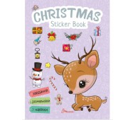 Веселі забавки для дітей: Christmas sticker book. Зимові розваги ( українська ) Талант