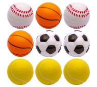 М'яч поролоновий Спорт 6см, 12 шт упаковка 14-37(106624)