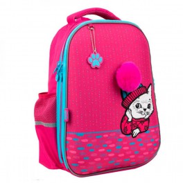 Шкільний рюкзак Education Cute cat напівкаркасний GoPack GO21-165M-2