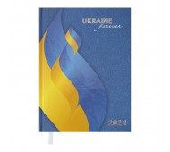 Ежедневник датированный 2024 UKRAINE A5 336стр BUROMAX BM.2128