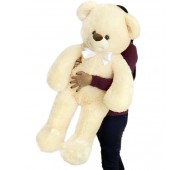 М'яка іграшка ведмедик Балун (Абрикосовий), 102 см