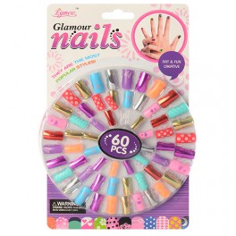 Игровой набор накладные ногти для девочек 60шт C3455-58