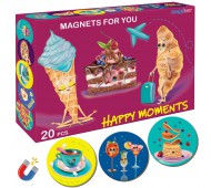 Набор магнитов Magnetic set Happy moments в кор. 17*12*4см, ТМ Magdum Украина ML4031-53EN