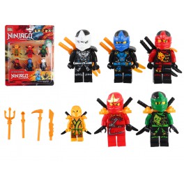 Фигурки "Ninjago" 6 героев на блистере HS-5265 / HS-5266