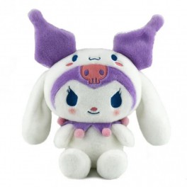 Мягкая игрушка Куроме, в бело-фиолетовой шапочке 20см Куроми