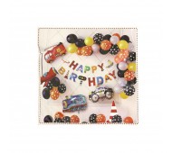 Набор декора ко дню рождения, Автомобили 41шт, Фотозона T-8999