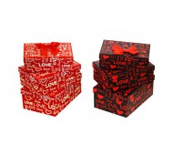 Набір подарункових коробок для святкового пакування 3 шт прямокутні, 16х23,5х9,5см