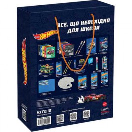 Подарунковий набір для школи 29 предметів Kite HW24-S01 Hot Wheels