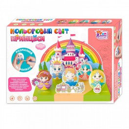 Цветной мир "4FUN Game Club", "Принцессы", 5 яиц, краски, декор 42464