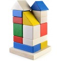 Конструктор пірамідка Вежа розвиваюча дерев'яна іграшка 